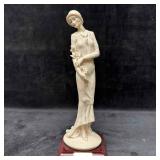 Florence Giuseppe Armani Figurine Lady with Flower