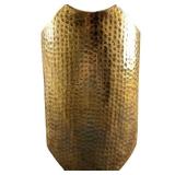 Vintage Hammered 15" Brass Vase