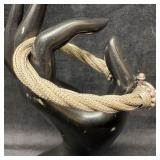 BA Suarti Sterling Silver Wheat Twist Four Strand