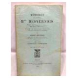 Paperback Of Mémories Du Général Bon Desvernois By
