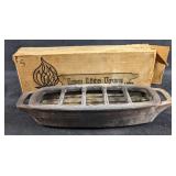 Vintage Fire Starter Log Lite Tray by Adams Compan