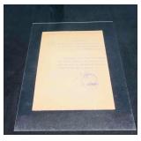 French Military 820 Infantry Regiment Document Fro