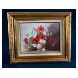 B. Ferber Signed Oil on Canvass Flowers