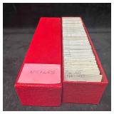 Collection of U.S. Nickels 1866-1960 in Red Storag
