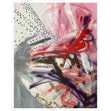 Original Acrylic Paint And Oil Stick On Canvas IMP