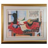 Framed Interpretation Of PicassoStill Life With G