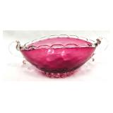 Vintage Purple Glass Candy Dish