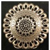 Metal Medallion Flower Novelty Belt Buckle Enmon C