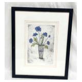 Signed & Framed Flower Print