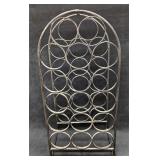 Arthur Umanoff Wrought Iron 17 Wine Bottle Holder