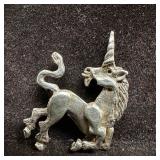 Sterling Silver Unicorn Horse Fantasy Mythological