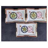 Vintage Oriental Rectangular Small Plates
