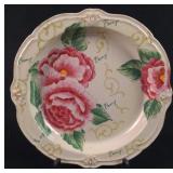 Classic Peony Fine China Serving Plate
