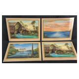 4 Mary Quinnan Whittle Old Florida Art Placemats