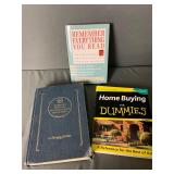 Lot 3 Books: Home Buying Help, Dictionary, Self-He