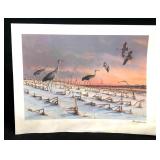 Signed & Numbered Print Of "Christmas Morning Cran