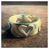 Sterling Silver Heart Accent Ring Beaucraft A90