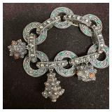 800 Silver Ornate Etruscan Revival Egyptian Style