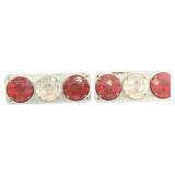 2 Vintage Signal Stat #1653Y4 Trailer Tail Lights