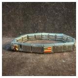 Zoppini Italian Charm Link Stretch Bracelet