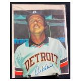 Autographed Al Kaline Baseball Photograph