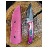 MHS Cutlery Steel Knife And Leather Sheath RTCCC
