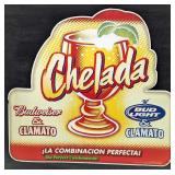 Metal Chelada Bud Light Sign