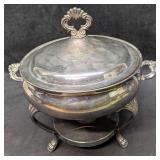 Vintage FB Rodgers Silver Plated Chafing Dish