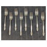8 Vintage Rogers Bros First Love Dinner Forks