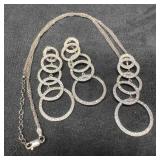 Italy 925 Sterling Silver Cubic Zirconia Triple St