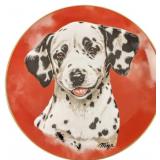 Linda Picken Princeton Gallery Dalmatian Plate Linda Picken Princeton Gallery Dalmatian Plate