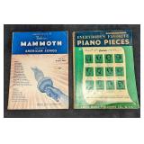 2 Vintage Sheet Music Books American Songs & Piano 2 Vintage Sheet Music Books American Songs & Piano