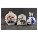 Assorted Small Chinese Ceramic Vases Assorted Small Chinese Ceramic Vases
