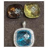 Joan Rivers Silvertone Interchangeable Pendant Joan Rivers Silvertone Interchangeable Pendant