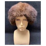 Dyed Raccoon Fur Hat With Plymouth New York Tag (K Dyed Raccoon Fur Hat With Plymouth New York Tag (K