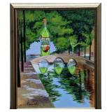 John Pacovsky Acrylic On Canvas Absente Absinthe John Pacovsky Acrylic On Canvas Absente Absinthe