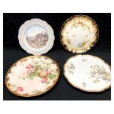 4 Assorted Fine China Plates - Made in England, Cz 4 Assorted Fine China Plates - Made in England, Cz