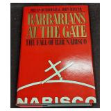 Autographed John Helyar Barbarians At The Gate HC Autographed John Helyar Barbarians At The Gate HC