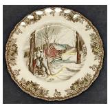 Sugar Maples Friendly Village Large Dinner Plate J Sugar Maples Friendly Village Large Dinner Plate J