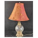 Vintage Lamp with Glass Base Vintage Lamp with Glass Base