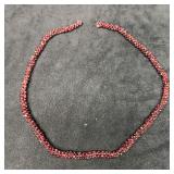 Gemstone Bead Purple Amethyst Style Woven Beaded N