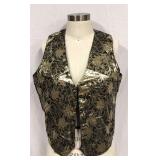 Gold & Black Paisley Style Vest From The Mickey Fi