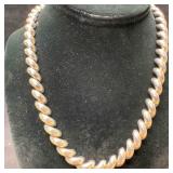 San Marco Link Chain Sterling Silver Italy 925 Chu