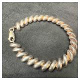 San Marco Link Sterling Silver Bracelet C12