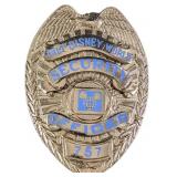 Early 1980s Disney World Security Metal Badge