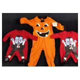 Baby Halloween Pajamas And Play Clothes Lot Of 3