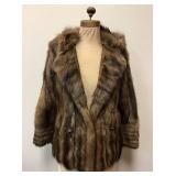 Fisher Fur Jacket Coat Vintage Fashion