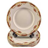 Six Vintage John Maddock & Sons Dessert Plates