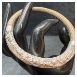 Chinese Dragon Rattan Sterling Silver 925 Bamboo W