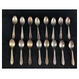 16 BMF Silverplate Teaspoons